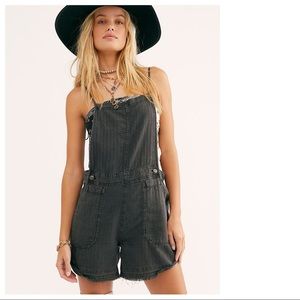 Free People Natural Sights Linen Shortall, XS